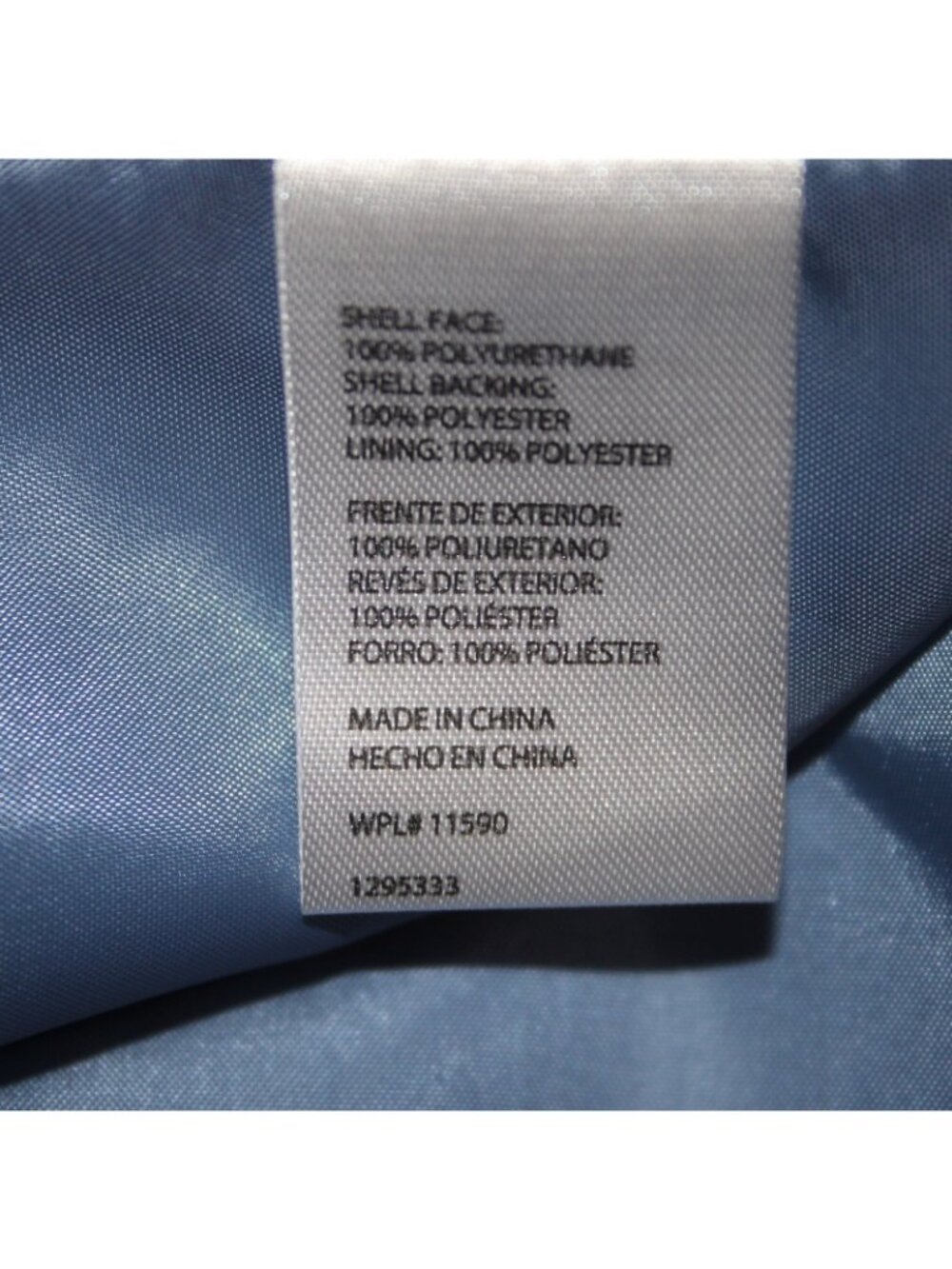 Weatherproof Jacket Sz S Blue Light Blue Hooded 100% Polyumethane Jacket - Picture 8 of 12